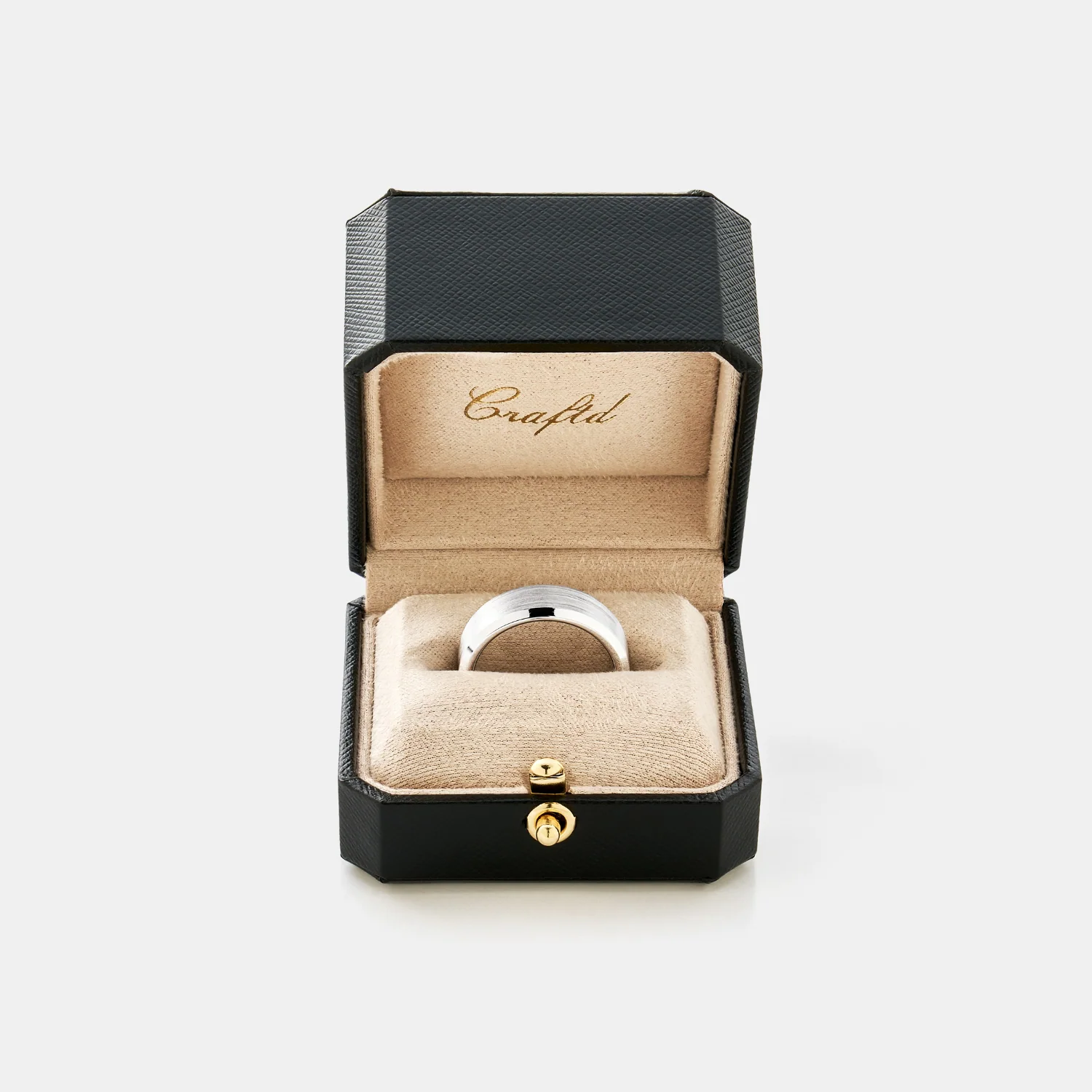 Bevelled Ring (Silver) 8mm | Tungsten - Image 2