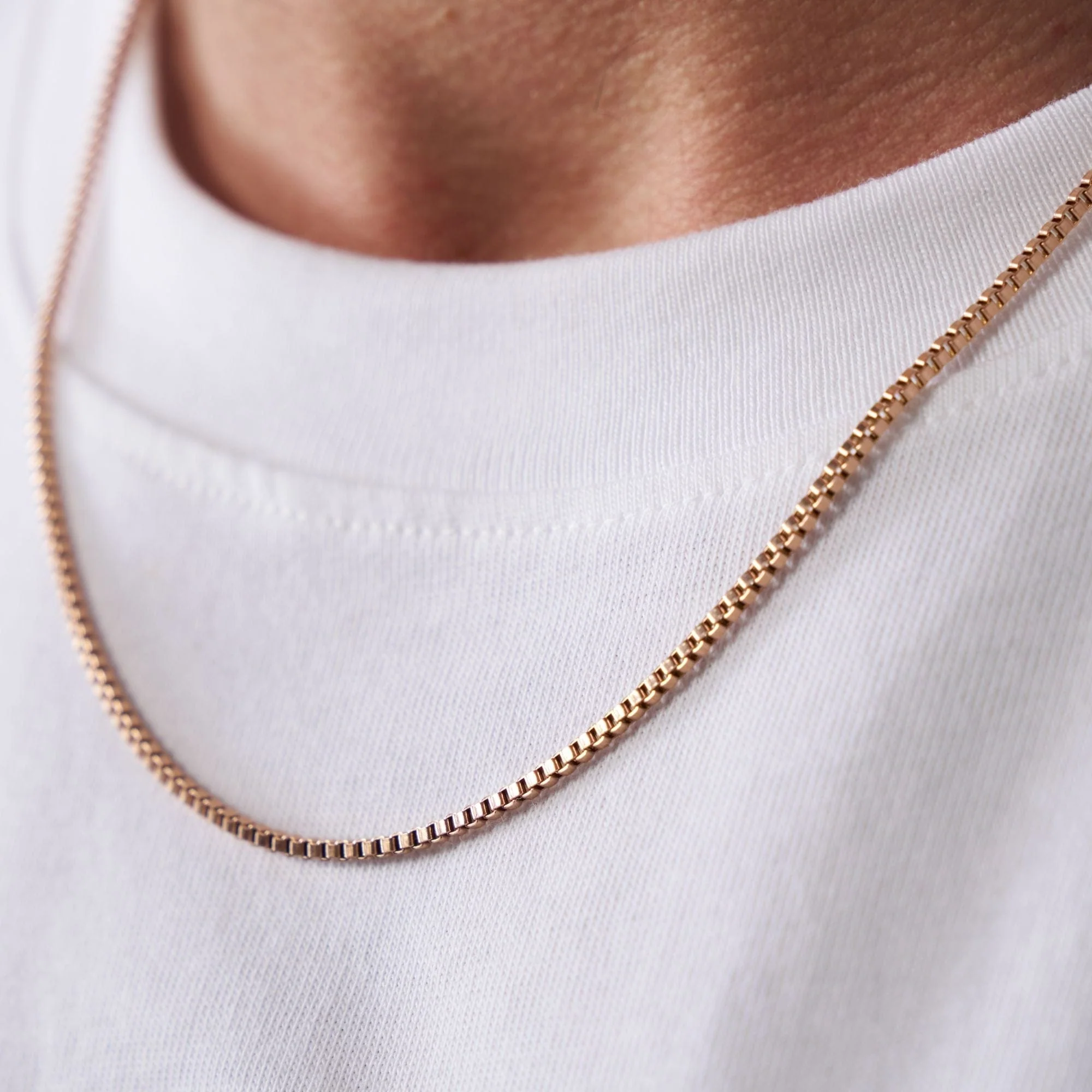 Box Chain (Rose Gold) 2mm - Image 5